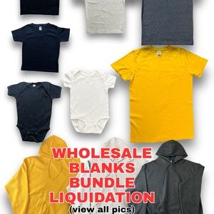 Wholesale Blank Apparel Lot Champion Hanes Bella Canvas Gildan Brand FREE SHIP